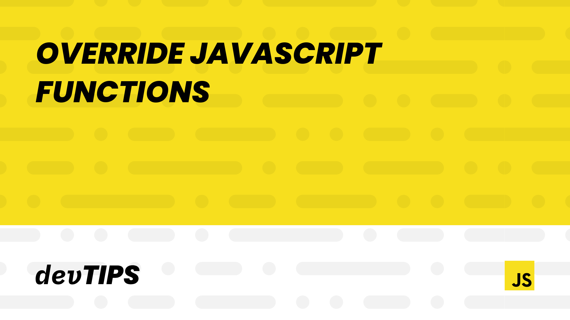 override-javascript-functions